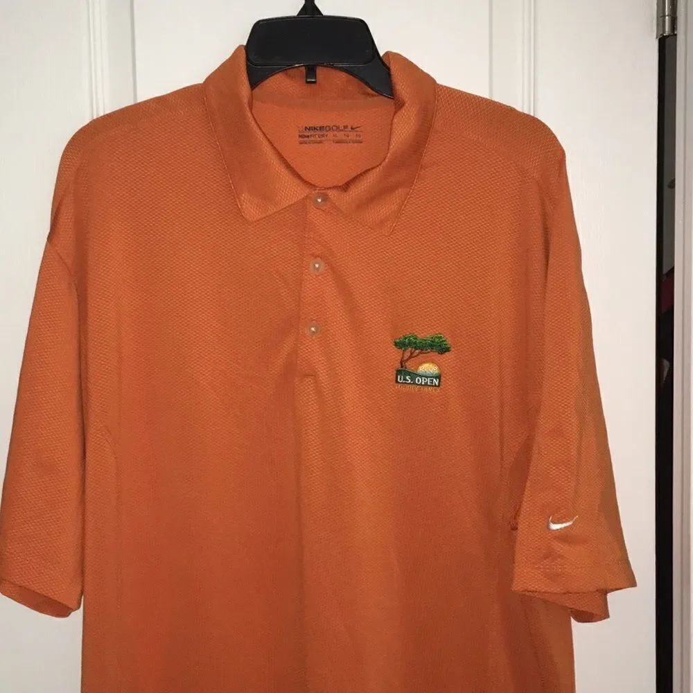 Orange Tennessee Volunteers Color Nike Golf 2008 US Open Torrey Pines polo shirt